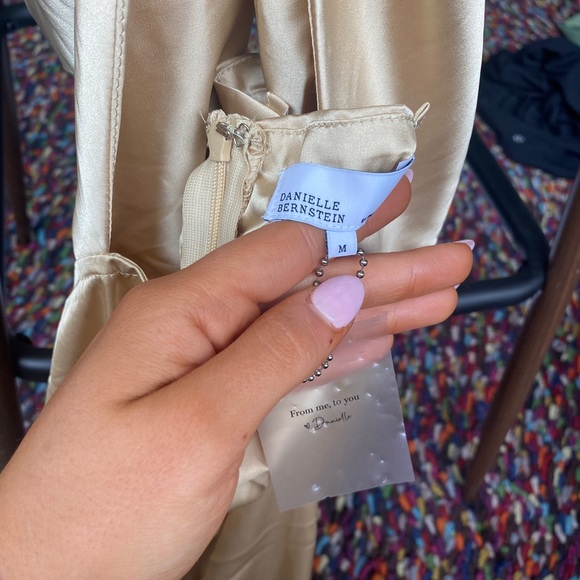 NEW - WE WORE WHAT TIE CUT OUT HALTER DRESS - Picture 5 of 5